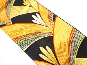 アンティーク　若松模様織り出し袋帯（着用可）